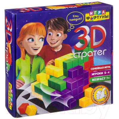 Настольная игра Фортуна 3D Стратег / Ф94954