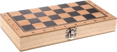 

Набор настольных игр, 3 в 1 Шахматы/шашки-нарды/кости / 200389487