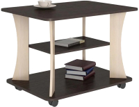 Журнальный столик Атлант-Мебель П 51-21 (венге цаво/дуб молочный) - 