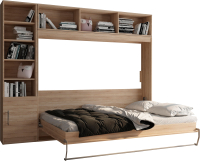 Комплект мебели для спальни Макс Стайл Strada 160x200 / COMPO-1 (дуб бардолино натуральный Н1145 ST10) - 