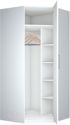 Комплект мебели для спальни Макс Стайл Smart 160x200 / COMPO-2 (белый базовый W908 ST2)
