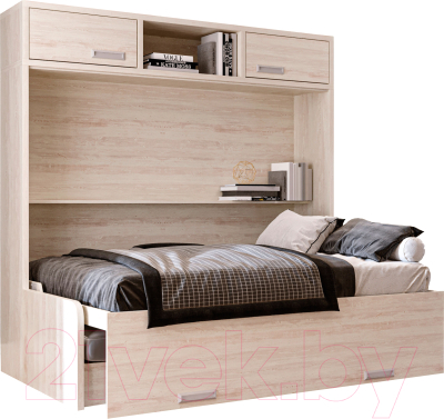 Комплект мебели трансформер Макс Стайл Bora Sofa 140x200 / COMPO-2 (сосна касцина Н1401 ST22/Piano 4)