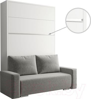 Комплект мебели трансформер Макс Стайл Falcon Sofa 140x200 / COMPO-1 (белый W908 ST2/белый/SIMPLE 27)