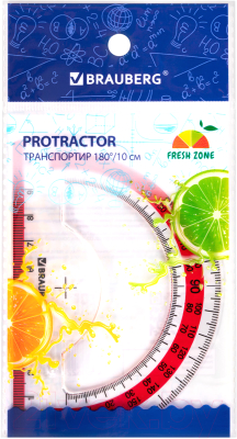 Изображение товара Транспортир Brauberg Fresh Zone / 210760