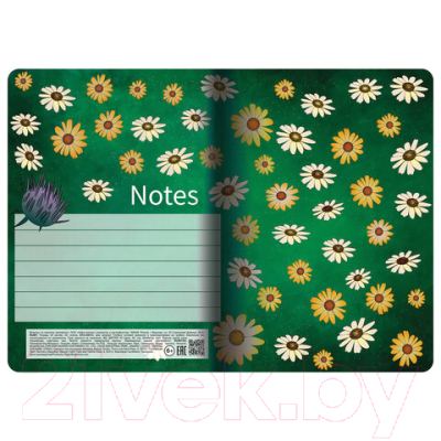 Изображение товара Тетрадь Brauberg Red Flowers / 403784 (40л, клетка)