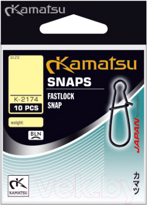 Изображение товара Набор карабинов рыболовных KAMATSU Fastlock K-2174 2/ 572174002 (10шт)
