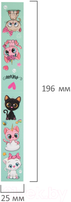 Набор закладок Юнландия Meow Cats / 113442 (6шт)