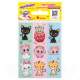 Миниатюра изображения товара Набор закладок Юнландия Meow Cats / 113442 (6шт)