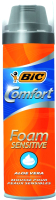 

Пена для бритья Bic, Комфорт для чувствительной кожи с содержанием Алоэ Вера