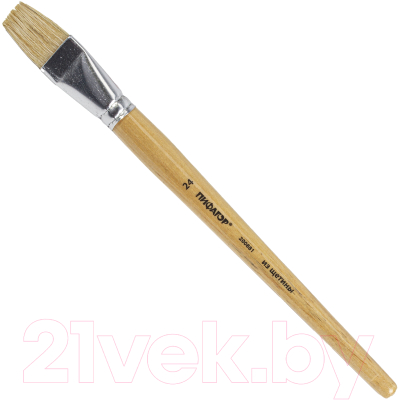 Изображение товара Кисть для рисования Пифагор Щетина 24 / 200881 (плоская)