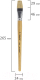 Миниатюра изображения товара Кисть для рисования Пифагор Щетина 24 / 200881 (плоская)