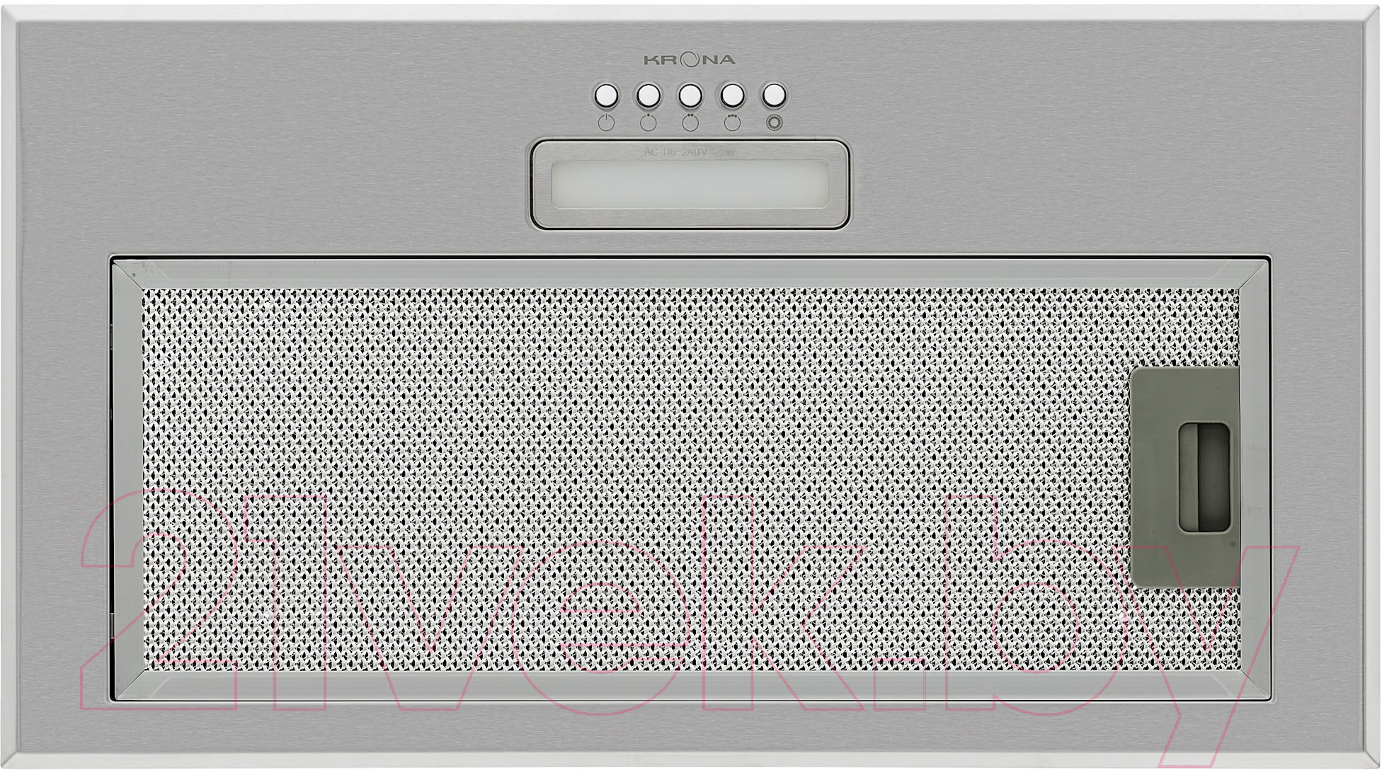 Вытяжка скрытая Krona Ameli Light 600 PB / КА-00002597 (нержавеющая сталь) — фото 5