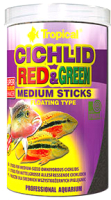 

Корм для рыб TROPICAL, Cichlid Red & Green Medium Sticks / 63726