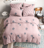 

Комплект постельного белья Ночь нежна, Розочки Стандарт Семейный 70x70 / 70143-2+70144-2