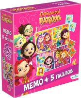 

Развивающий игровой набор Origami, Сказочный патруль Мемо. 5 пазлов / 07022
