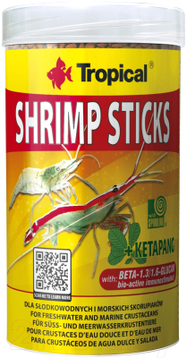 Корм для рыб TROPICAL Shrimp Sticks / 63363 (100мл)