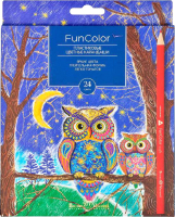 Набор цветных карандашей Bruno Visconti Funcolor / 30-0062 (24цв) - 