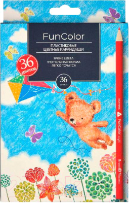 Набор цветных карандашей Bruno Visconti Funcolor / 30-0083 (36цв)