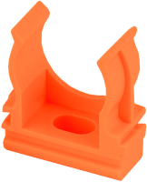 Крепеж-клипса для трубы ЭРА CLIP-16-OR 16мм / Б0051806 (оранжевый) - 