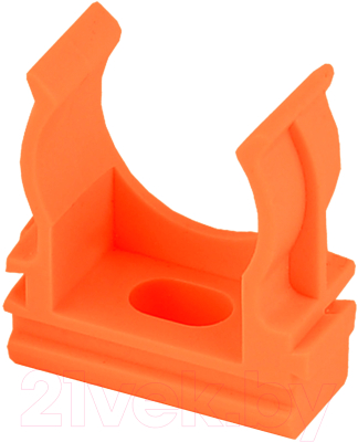 Крепеж-клипса для трубы ЭРА CLIP-25-OR d 25мм / Б0051808 (оранжевый)