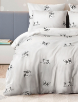 

Комплект постельного белья Ночь нежна, Собачки Стандарт 1.5 сп 70x70 / 9871-1