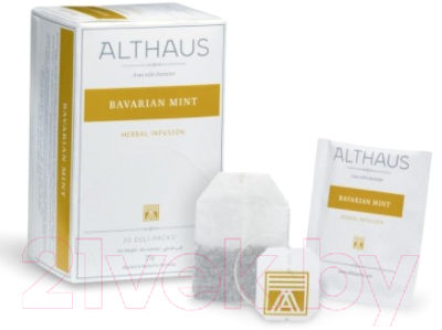 Чай пакетированный Althaus Deli Packs Bavarian Mint (20x1,75г)