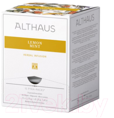 Чай пакетированный Althaus Pyra Pack Lemon Mint (15x2,75г)