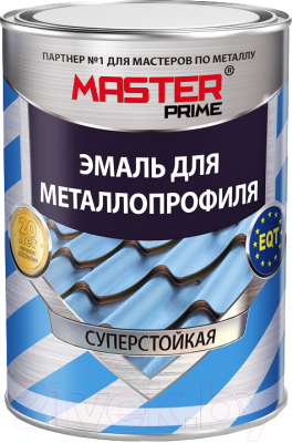 Грунт-эмаль Farbitex Profi Master Для металлопрофиля и сэндвич-панелей RAL 5021 (2кг, водянисто-синий)