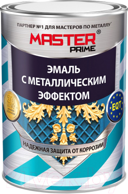 Эмаль Farbitex Профи Master с металлическим эффектом (800мл, зеленый)