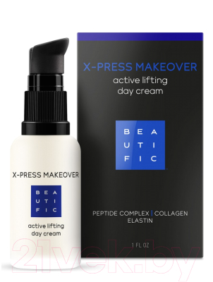 Изображение товара Крем для лица Beautific X-press Makeover дневной с эффектом моментального лифтинга (30мл)