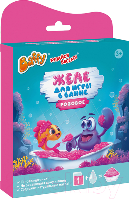 Набор косметики детской Baffy Джелли Желе для ванны и соль / D0162-P (розовый)