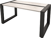 Журнальный столик Millwood Neo Loft CT-2 Л (дуб белый Craft/металл черный) - 