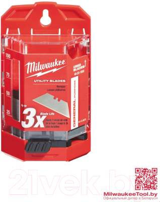Набор сменных лезвий Milwaukee Utility 48221950 (50 шт)