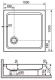 Миниатюра изображения товара Душевой поддон RGW Style 16180100-11