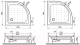 Миниатюра изображения товара Душевой поддон RGW Lux/TN-P / 16180499-41