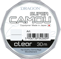 

Леска монофильная Dragon, Super Camou Clear 30м 0.16мм / 31-49-016