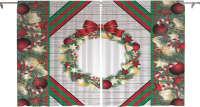 

Шторы JoyArty, Oxford DeLux Рождественский венок / pox_29343