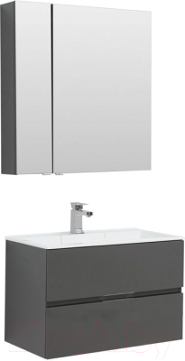 Комплект мебели для ванной Aquanet Алвита 80 / 241387