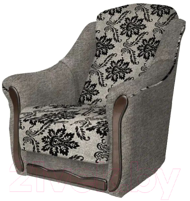 Комплект мягкой мебели Асмана Анна (рогожка вензель коричневый/рогожка беж)