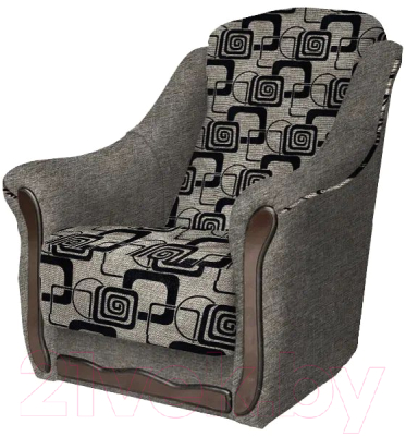 Комплект мягкой мебели Асмана Анна (рогожка кубики коричневые/рогожка беж)