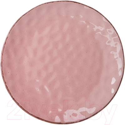 Тарелка закусочная (десертная) Lefard Отражение / 191-117 (розовая пудра)