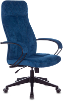 Кресло офисное Бюрократ CH-608 Fabric (темно-синий Velvet 29) - 