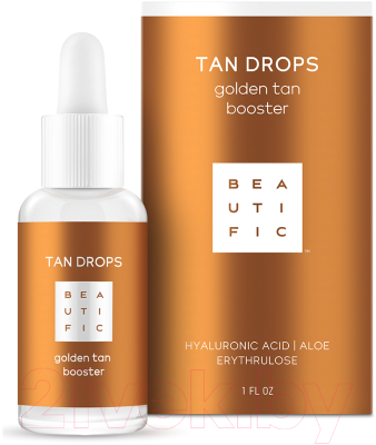 Сыворотка для лица Beautific Концентрат Tan Drops с эффектом загара (30мл)