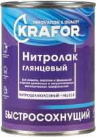 Лак Krafor НЦ-218 Мебельный (700г) - 