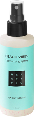 Спрей для укладки волос Beautific Beach Vibes для создания пляжных локонов С морской солью  (150мл)
