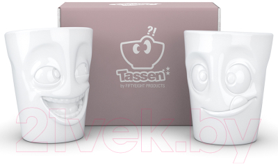 Набор кружек Tassen Joking & Tasty / T01.29.01  (2шт, белый)