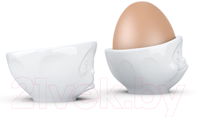 Набор подставок для яиц Tassen Oh Please & Tasty / T01.52.01 (2шт, белый)