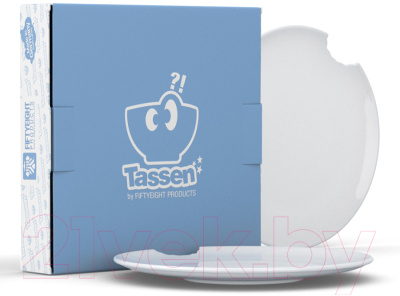 Набор тарелок Tassen With Bite / T01.74.01 (2шт, белый)