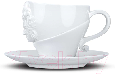 Чашка с блюдцем Tassen Talent Ludwig Van Beethoven / T80.01.01 (белый)