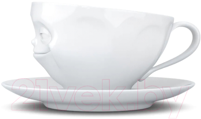 Чашка с блюдцем Tassen Grinning / T01.41.01 (белый)